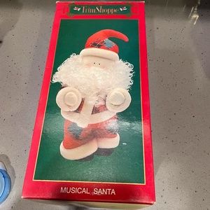 Vintage 1990's Trim Shoppe animated musical Santa